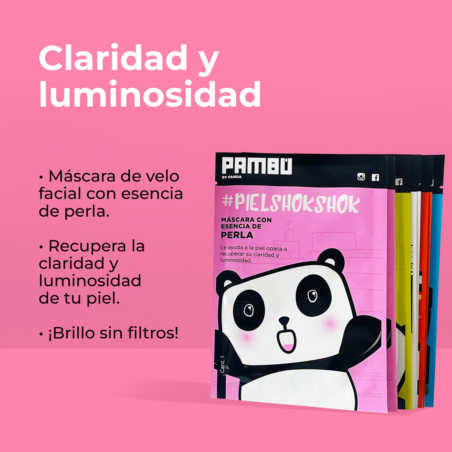 "Kit de Mascarillas Variadas (10 Unidades) - Sheet Masks PAMBÚ | Hidratación y Cuidado Completo