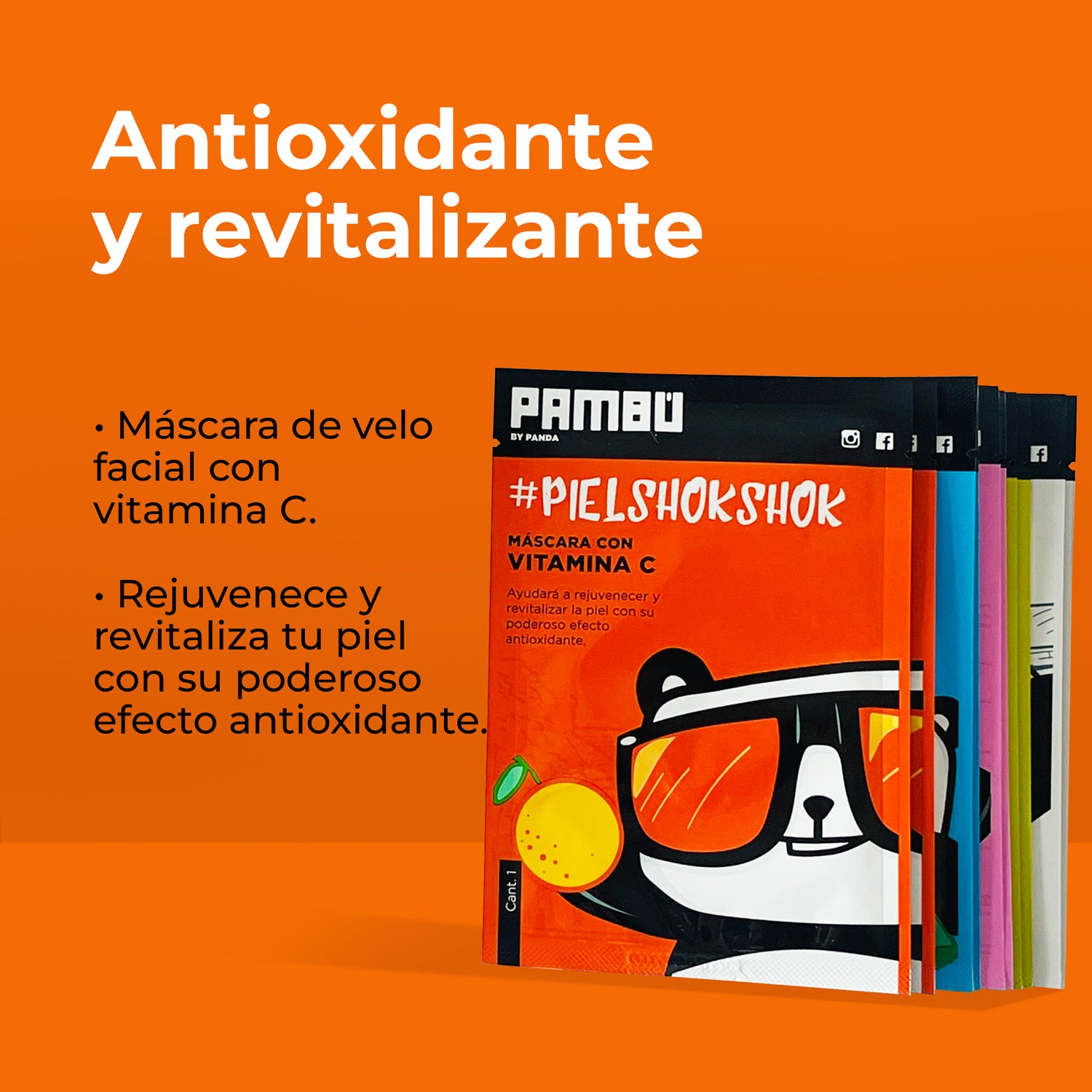 Mascarilla Pambú esencia de Vitamina C