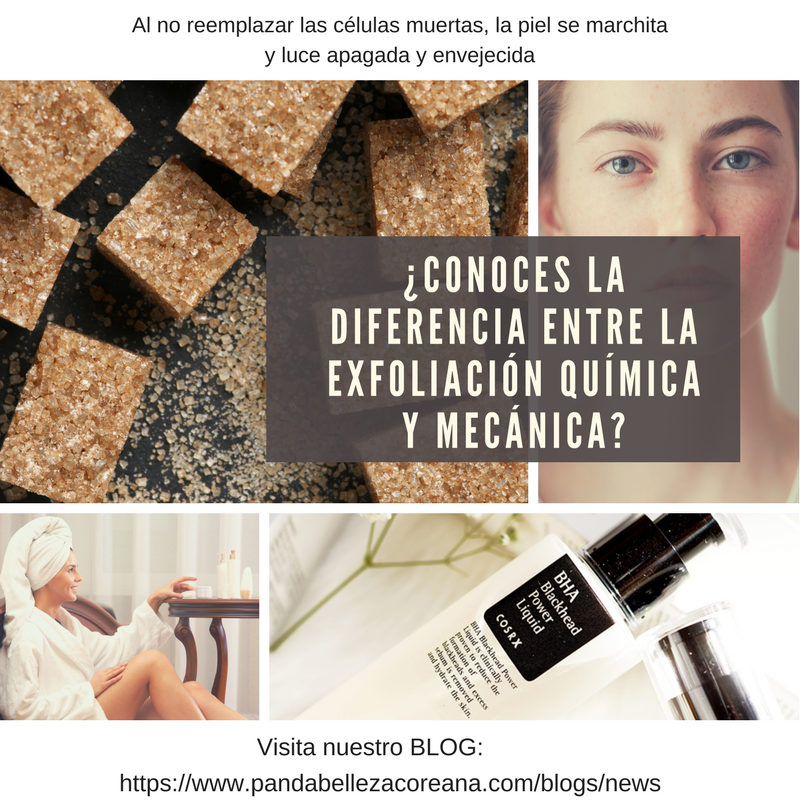 Hablemos de exfoliación: ¿Conoces la diferencia entre exfoliación química y mecánica?