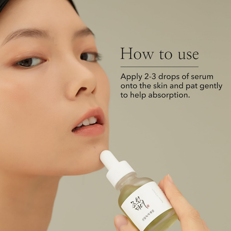 CALMING SERUM GREAN TEA + PANTHENOL _ BEAUTY OF JOSEON