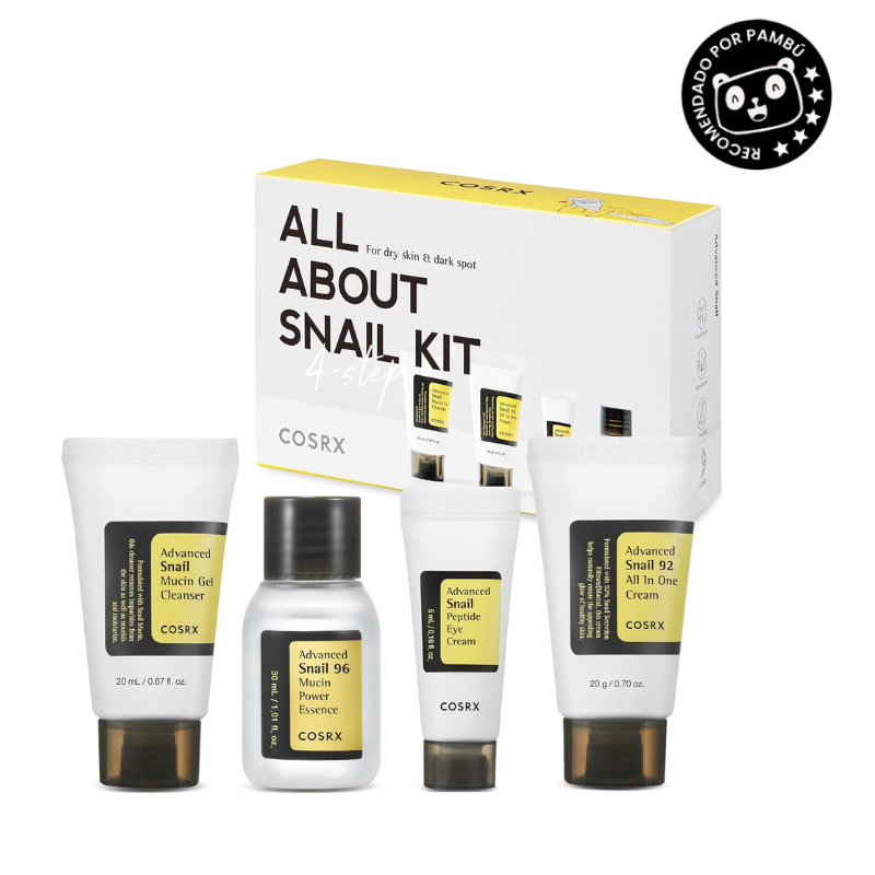 ALL ABOUT SNAIL KIT_ COSRX_ KIT DE 4 PRODUCTOS