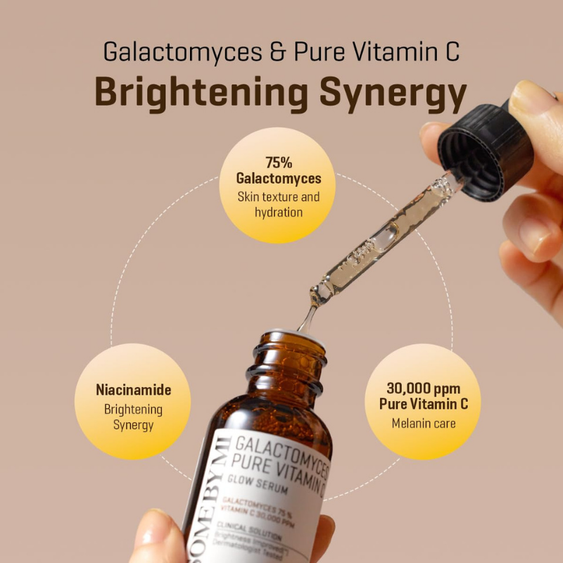 Suero de Vitamina C y Galactomyces de SOMEBYMI [GALACTOMYCES PURE VITAMIN C GLOW SERUM]