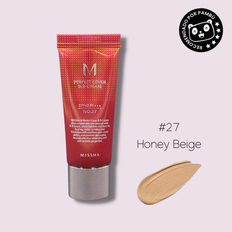 BB CREAM CON PROTECCIÓN SOLAR DE MISSHA [MISSHA PERFECT COVER BB CREAM 20 ML]