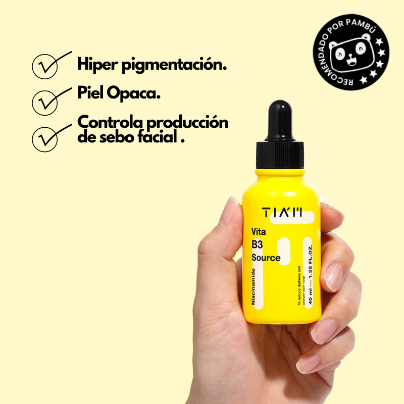 SUERO FACIAL DE NIACINAMIDA AL 10%_TIAM B3 SOURCE