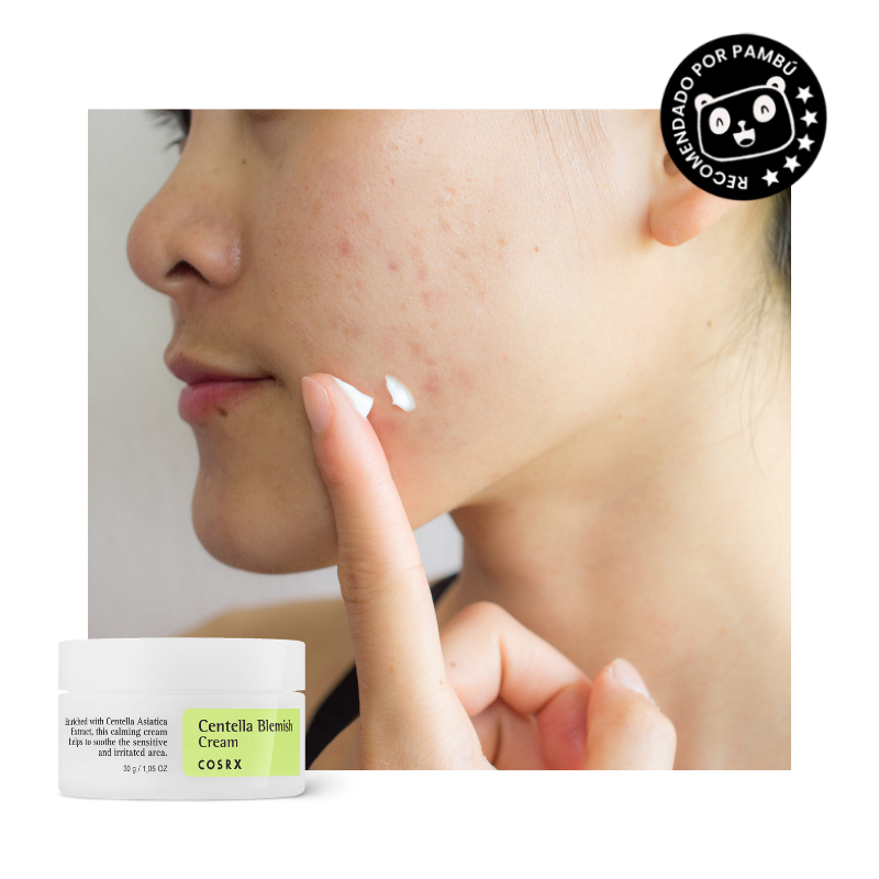 CREMA PARA TRATAR IMPERFECCIONES_CENTELLA BLEMISH CREAM  DE COSRX 30 GR