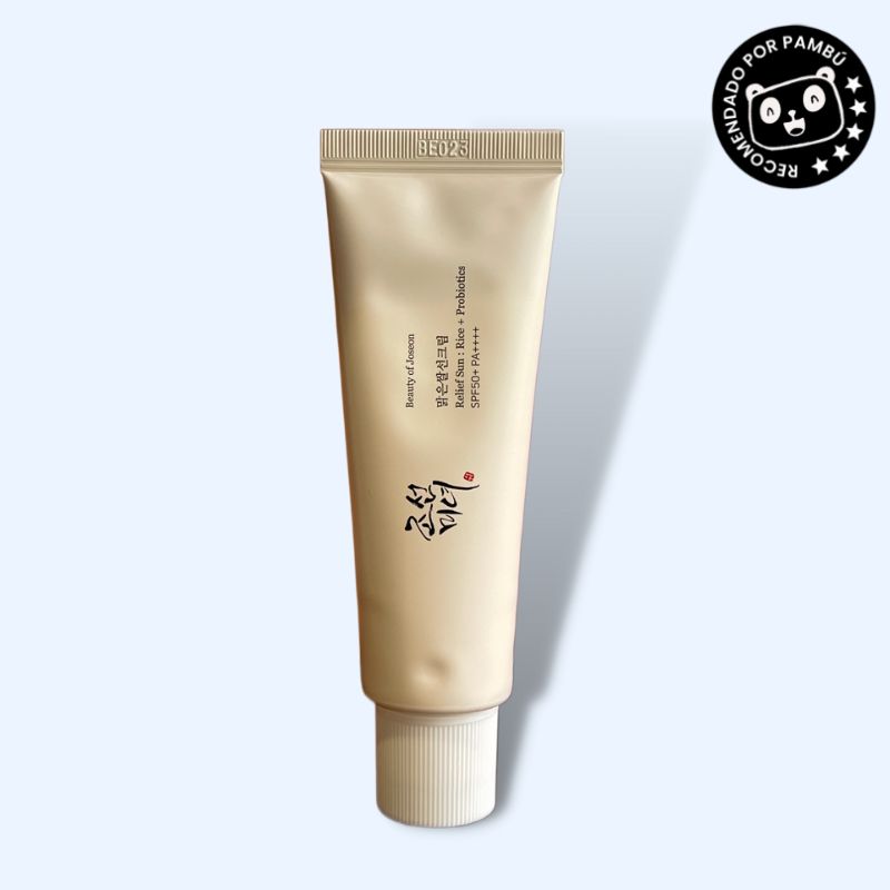 PROTECTOR SOLAR RELIEF SUN DE BEAUTY OF JOSEON_EXTRACTO DE ARROZ (SPF50+ PA++++)