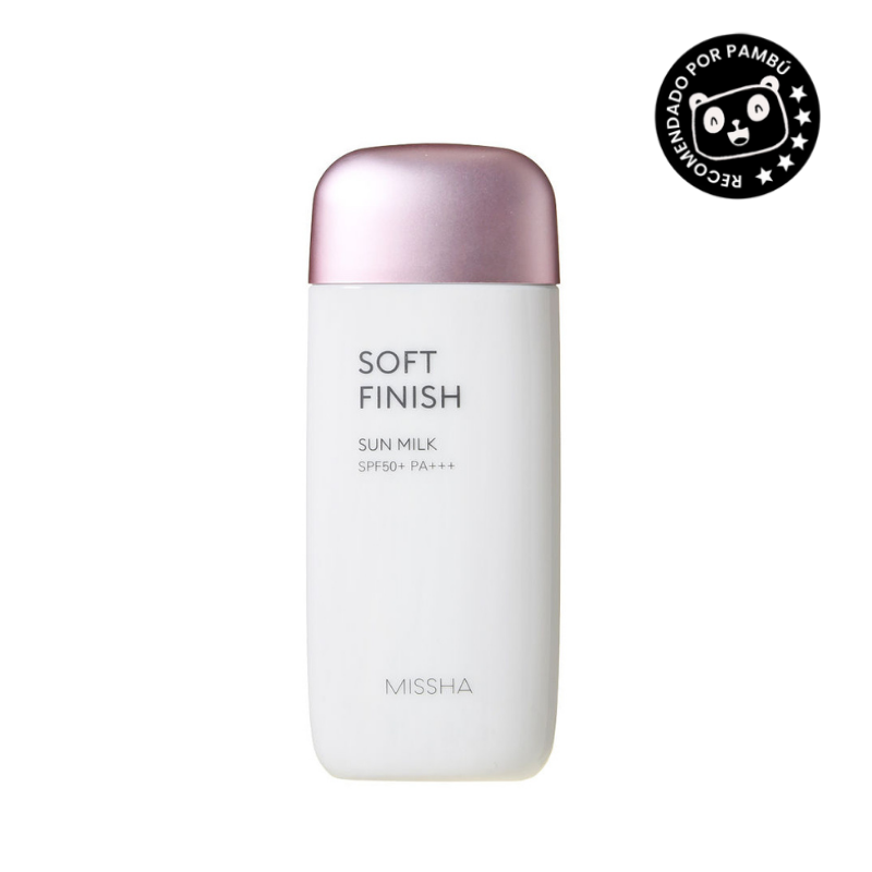 PROTECTOR SOLAR CON ACABADO LIGERO SPF 50 PA+++. ALL AROUND SAFE BLOCK FINISH SUN MILK DE MISSHA