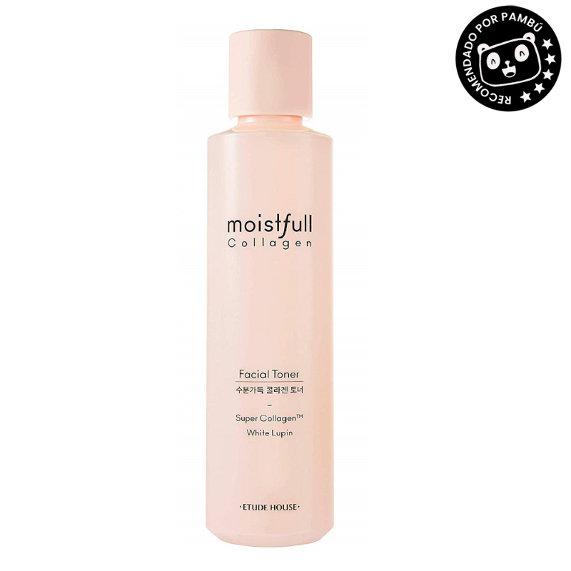 TÓNICO HIDRATANTE y REPARADOR DE COLÁGENO DE ETUDE HOUSE [MOISTFULL COLLAGEN WHITE LUPIN TONER] 200 ML